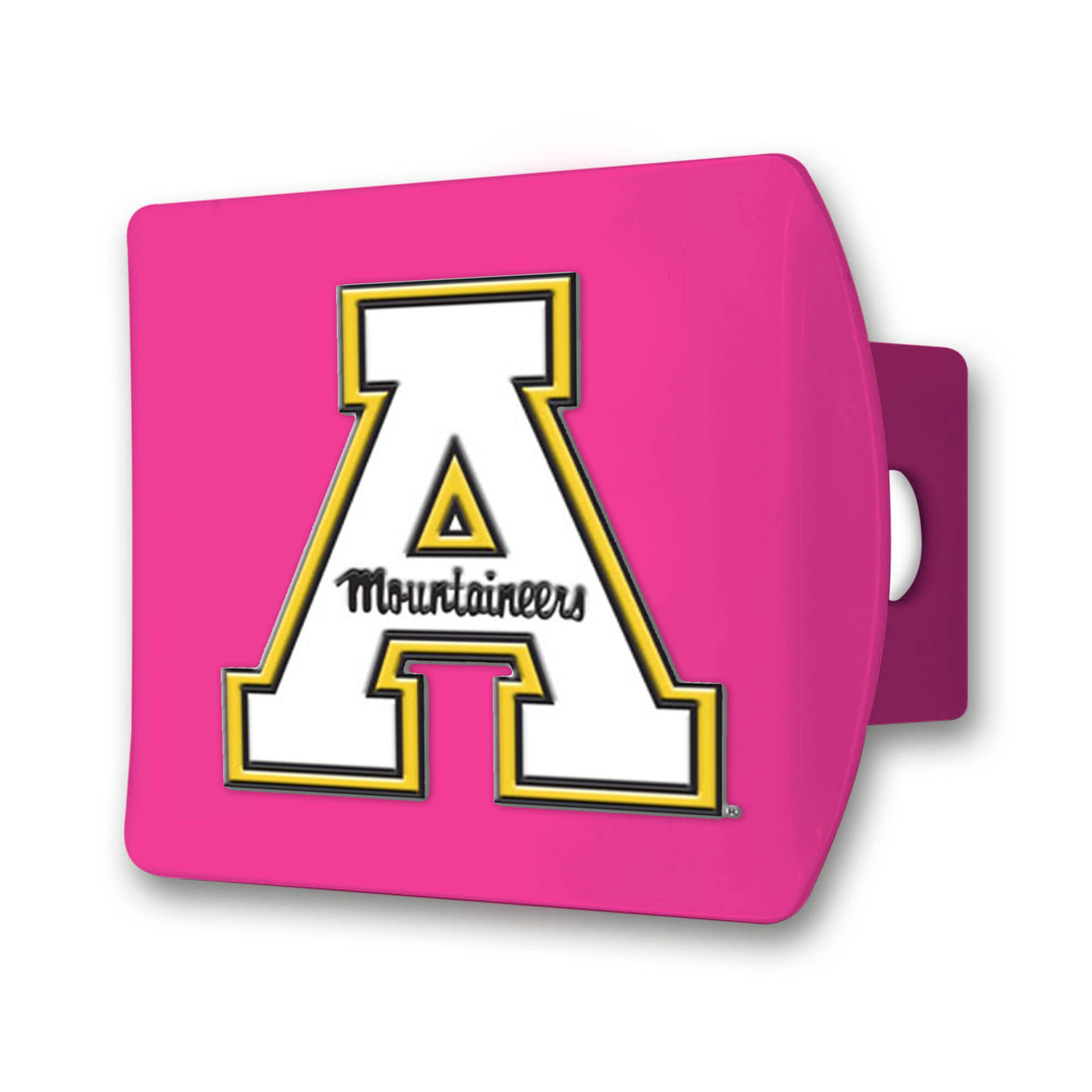 Appalachian State Color on Pink Hitch Cover