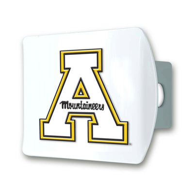 Appalachian State Color on White Hitch Cover