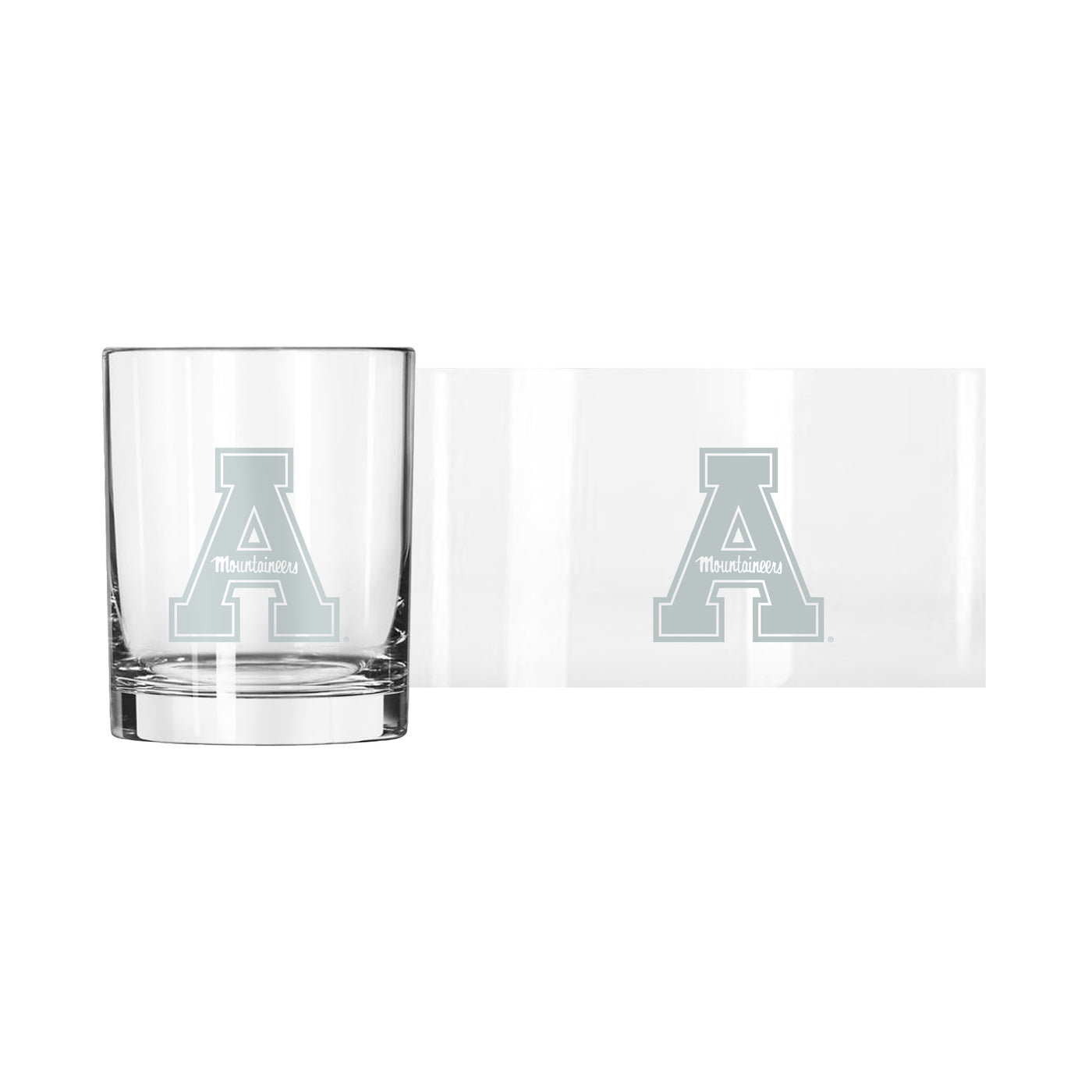 Appalachian State 14oz Frost Rocks Glass