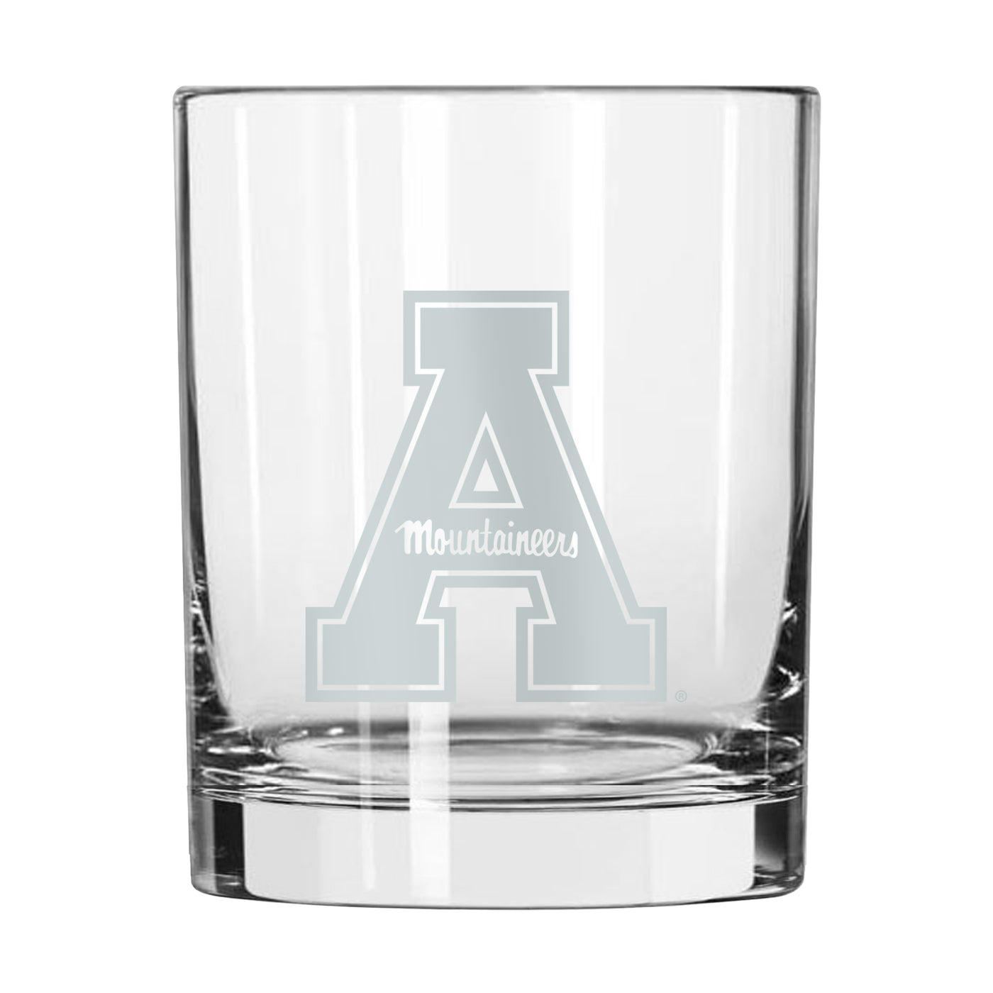 Appalachian State 14oz Frost Rocks Glass