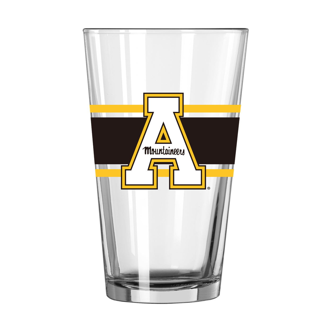 Appalachian State 16oz Stripe Pint Glass