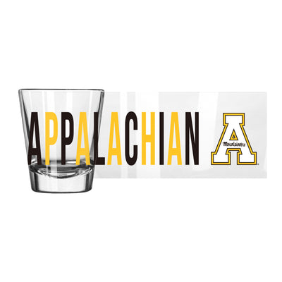 Appalachian State 2oz Overtime Shot Glass