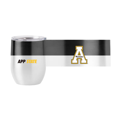 Appalachian State 16oz Colorblock Stainless Curved Beverage