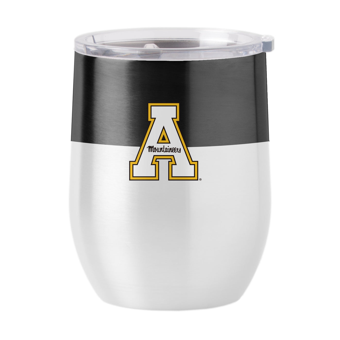 Appalachian State 16oz Colorblock Stainless Curved Beverage