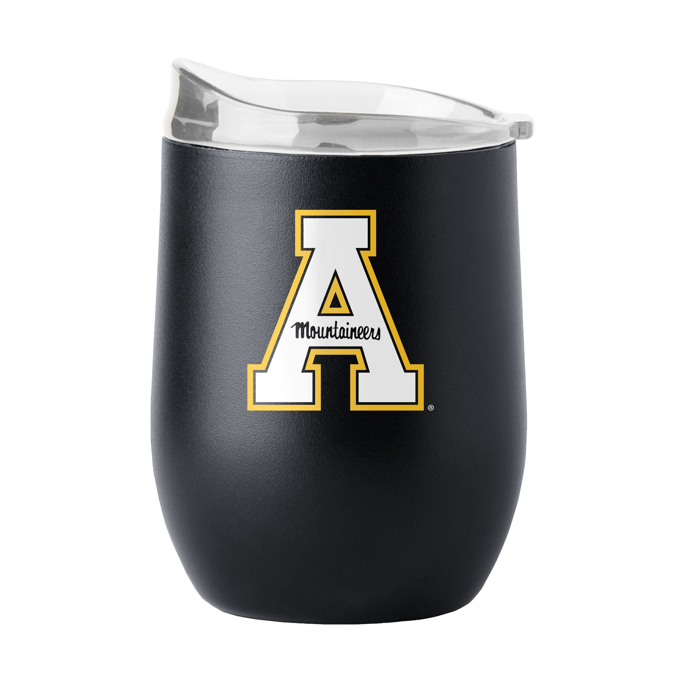 Appalachian State 16oz Flipside Powder Coat Curved Bev