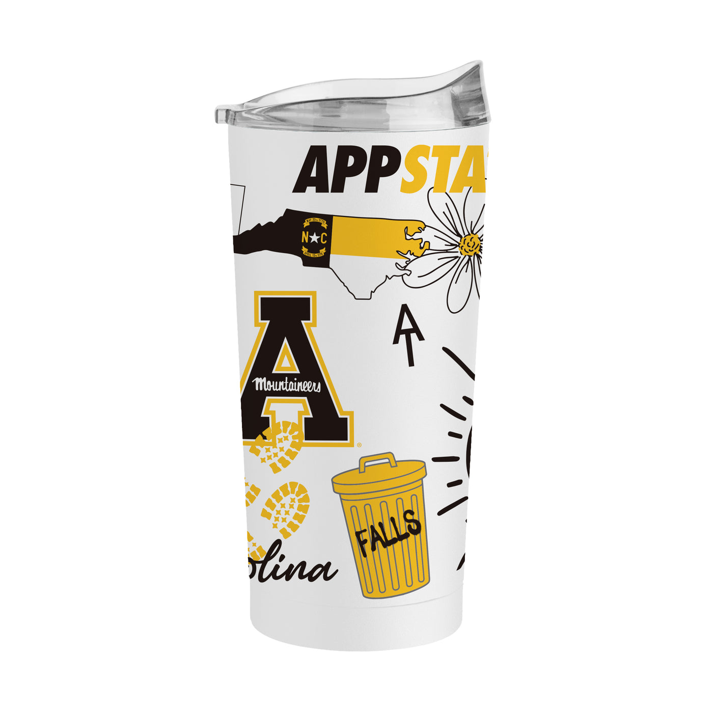 Appalachian State 20oz Native Powder Coat Tumbler