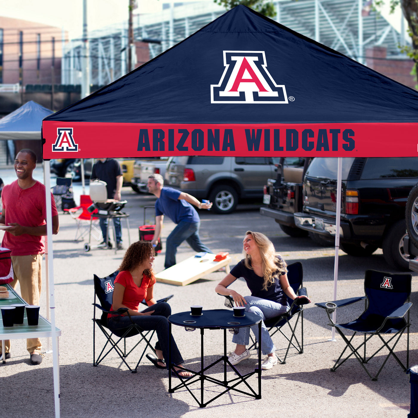 Arizona Checkerboard Canopy - Logo Brands