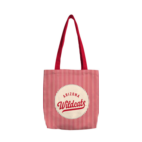 Arizona Classic Canvas Tote bag by Logo Brands, showing its durable beige canvas material and sturdy shoulder straps.
