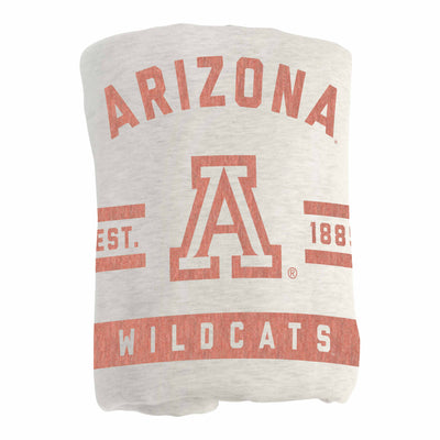 Arizona Oatmeal Sweatshirt Blanket - Logo Brands