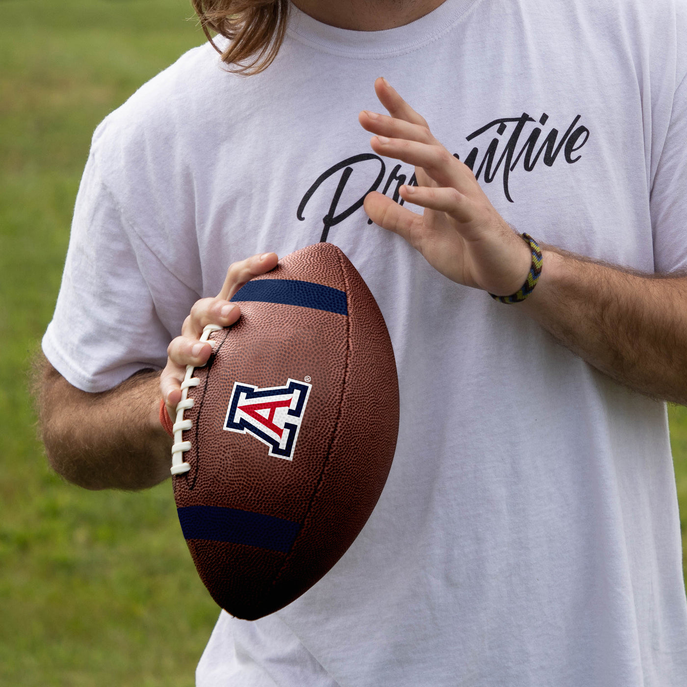 Arizona Team Stripe Official-Size Composite Football