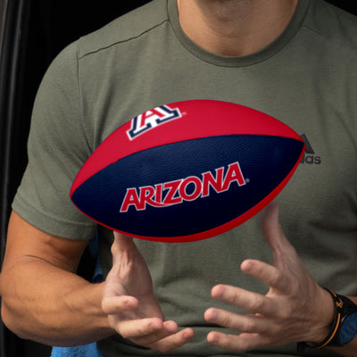 Arizona Pinwheel Junior Size Rubber Football