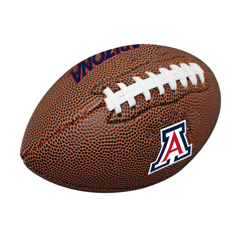 Arizona Mini Size Composite Football by Logo Brands, recreation football with team logo and colorful design on a white background.