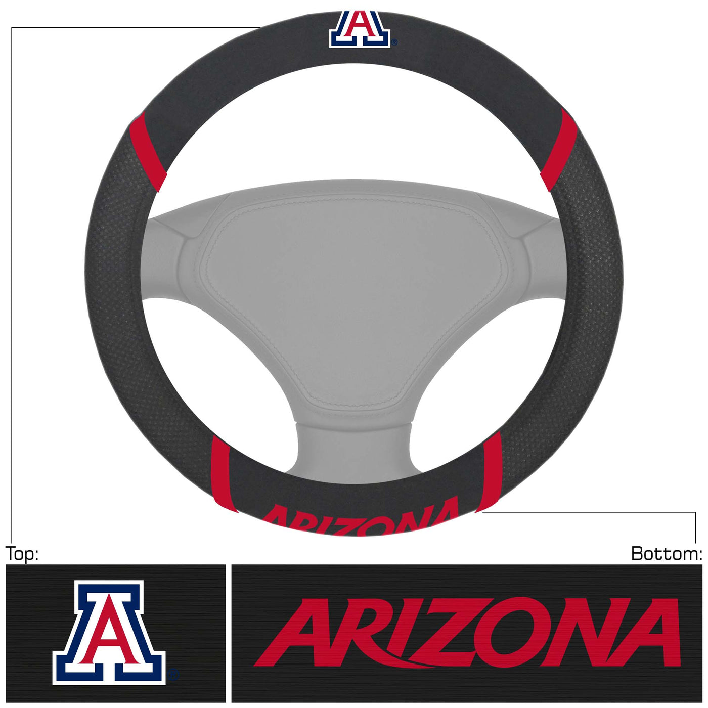 University of Arizona Steering Wheel Cover
