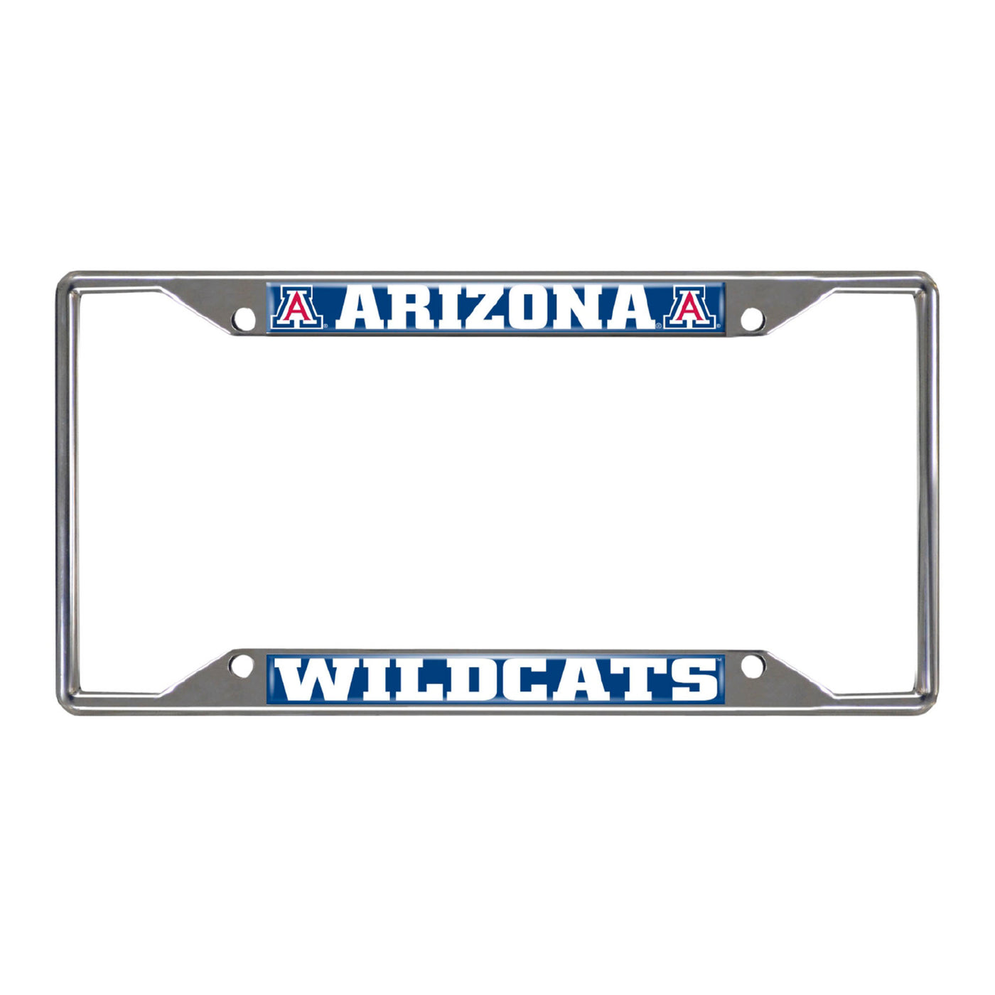 University of Arizona Chrome License Plate Frame