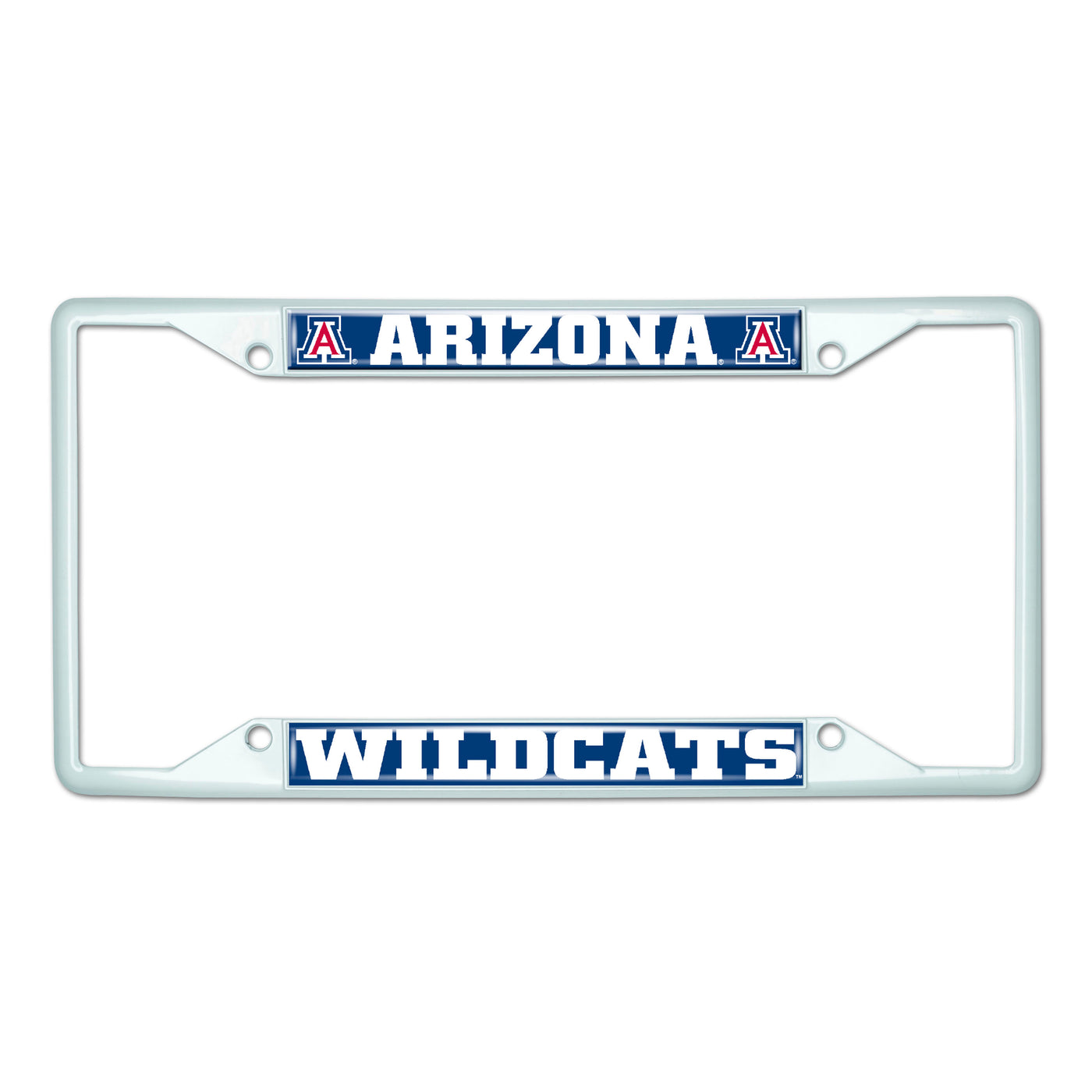 University of Arizona-White License Plate