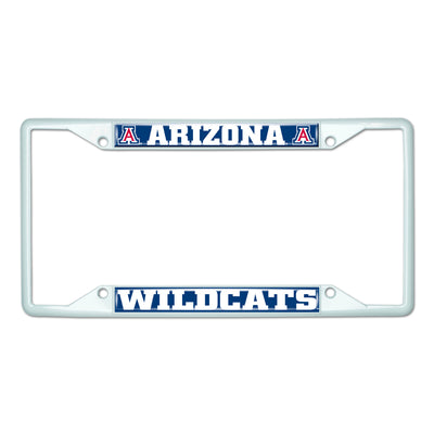 University of Arizona-White License Plate