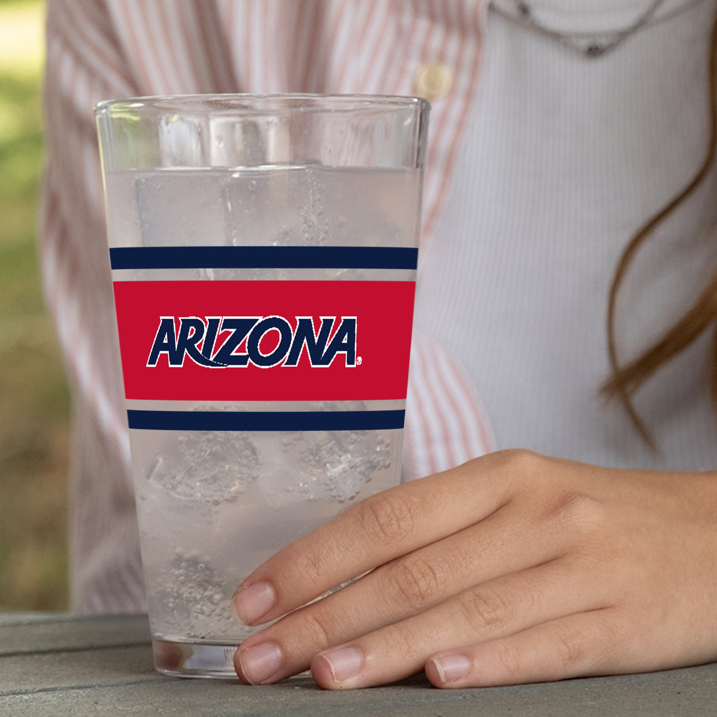 Arizona 16oz Stripe Pint Glass