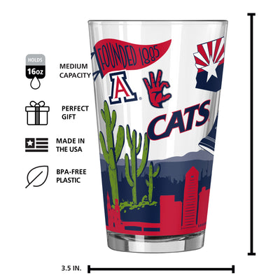 Arizona 16oz Native Pint Glass