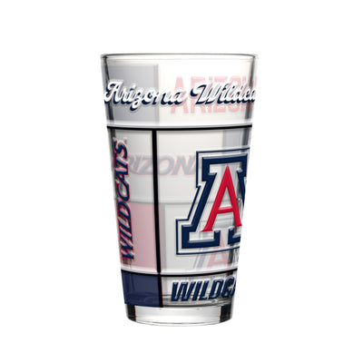 Arizona 16oz Quilted Stained Pint Glass