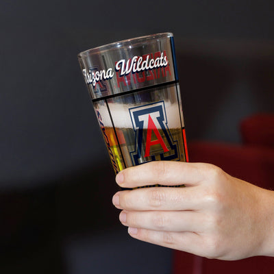Arizona 16oz Quilted Stained Pint Glass