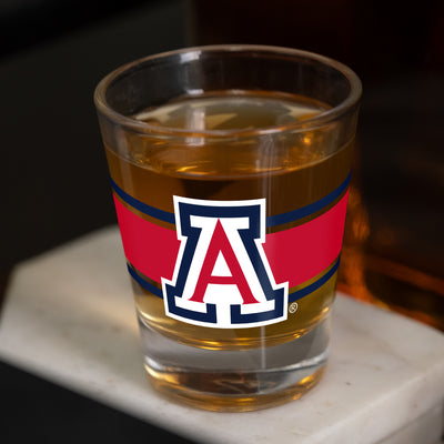 Arizona 2oz Stripe Shot Glass - Logo Brands
