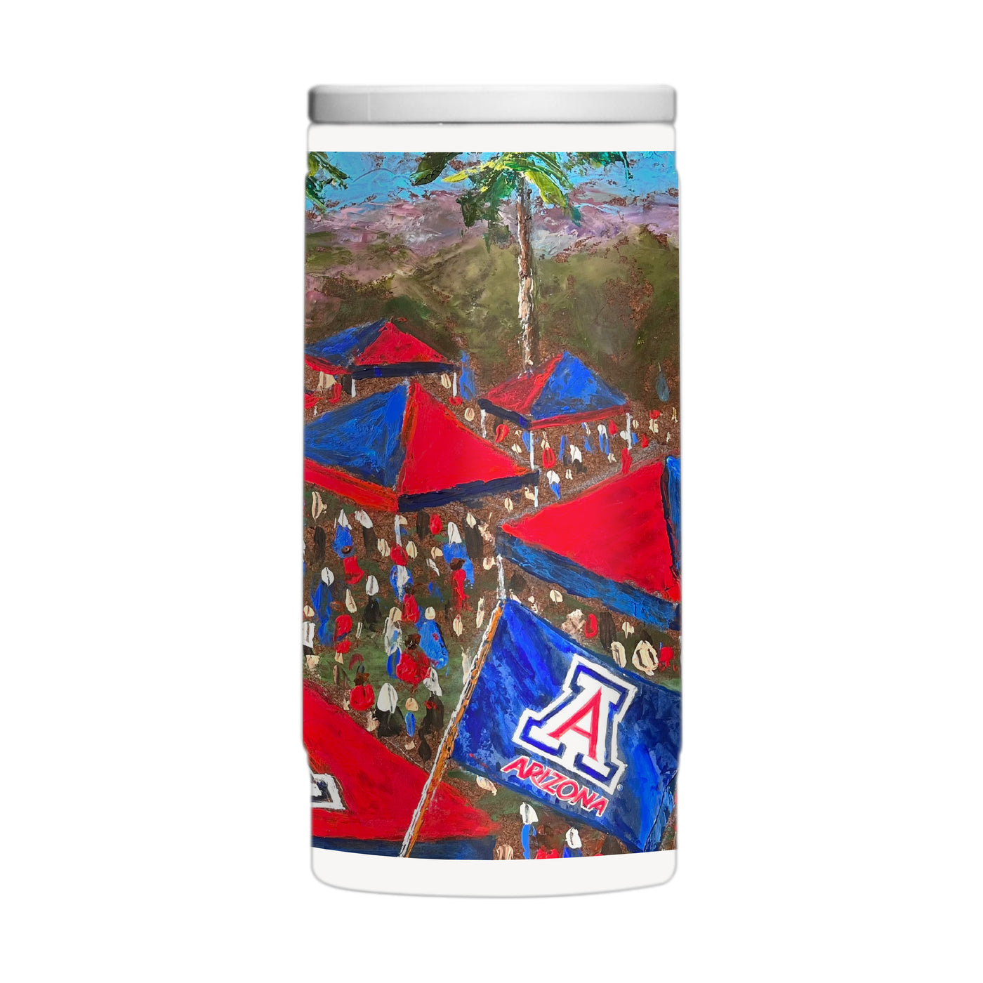 Arizona 12oz Collector Powder Coat Slim Can Coolie