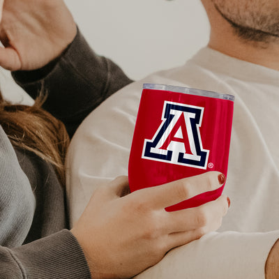 ARIZONA 16OZ GAMEDAY STAINLESS CURVED
