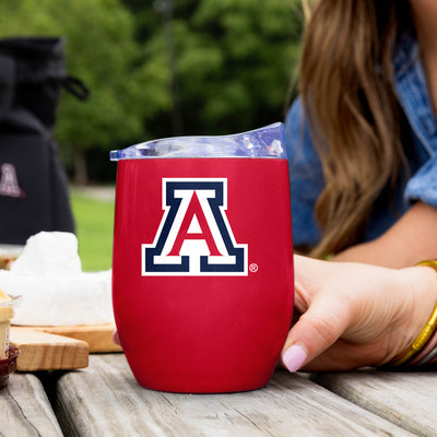 ARIZONA 16OZ GAMEDAY STAINLESS CURVED