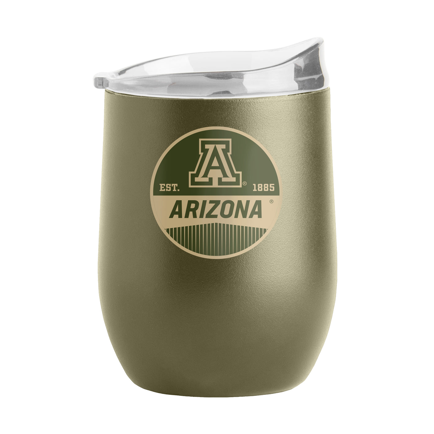 Arizona 16oz Badge Powder Coat Curved Beverage