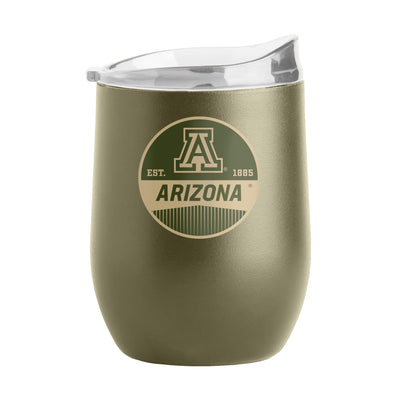 Arizona 16oz Badge Powder Coat Curved Beverage