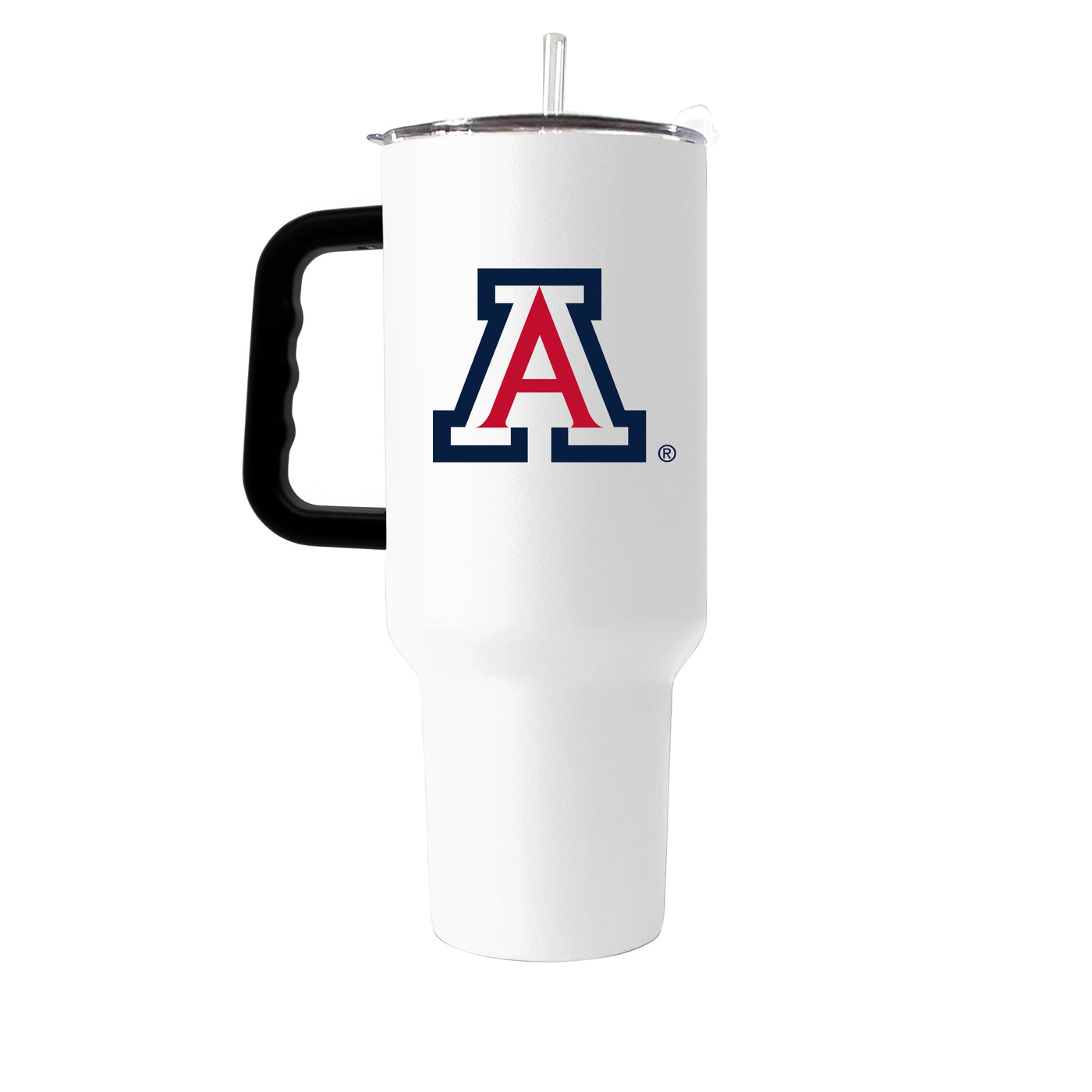 Arizona White 40oz Flipside Powder Coat Tumbler