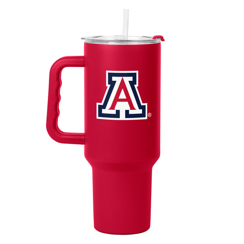 Arizona 40oz Flipside Powder Coat Tumbler from Logo Brands, large drinkware with a colorful Arizona design and durable powder coat finish.