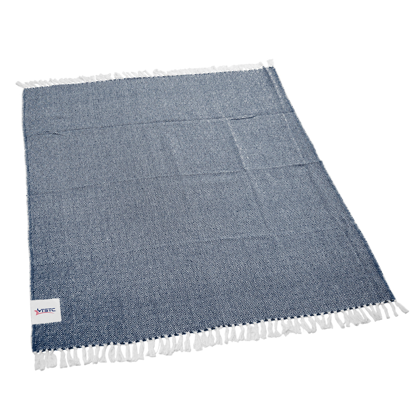 Texas State Tech Navy Farmhouse Throw
