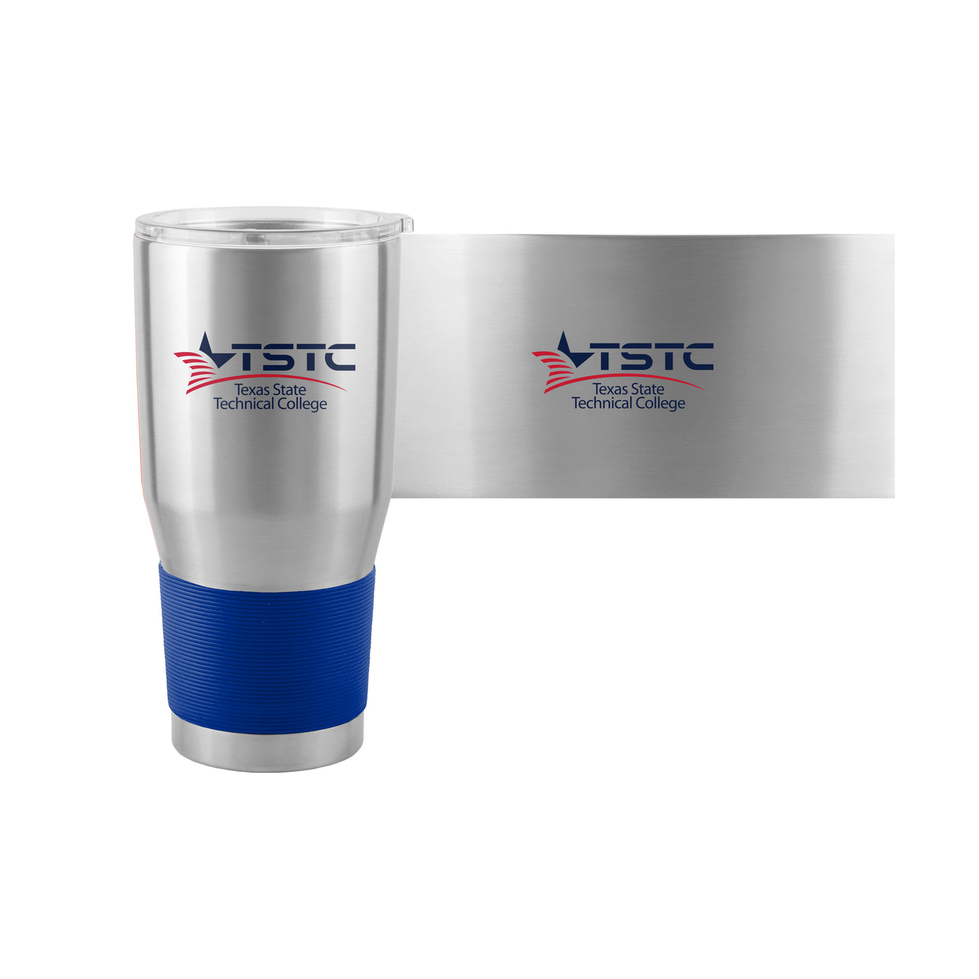 Texas State Tech 30oz Royal Sleeve Stainless Steel Tumbler