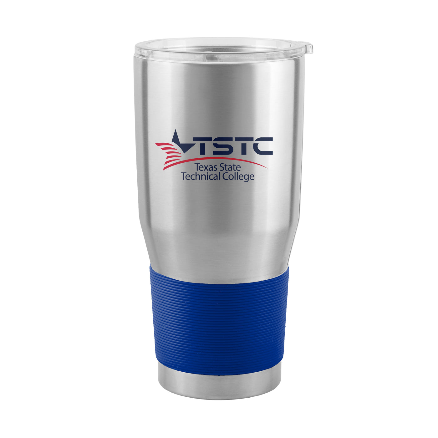 Texas State Tech 30oz Royal Sleeve Stainless Steel Tumbler