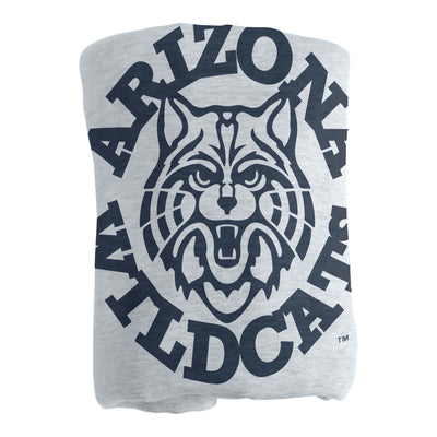 Arizona Vintage Athletic Gray Sublimated Sweatshirt Blanket