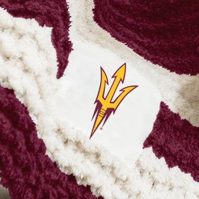 Arizona State Cable Knit Throw 50x60