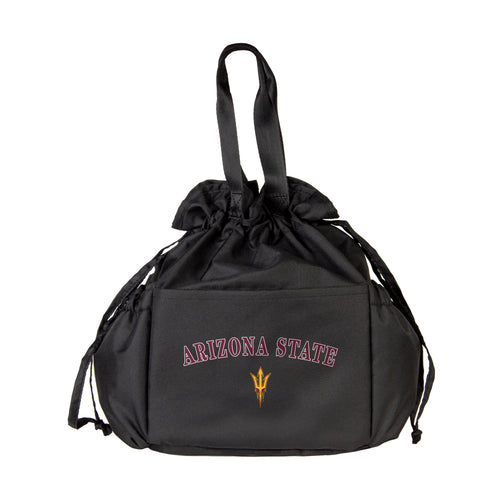 AZ State Drawstring Lunch Cooler by Logo Brands, eco-friendly insulated cooler bag with drawstring closure and state design.