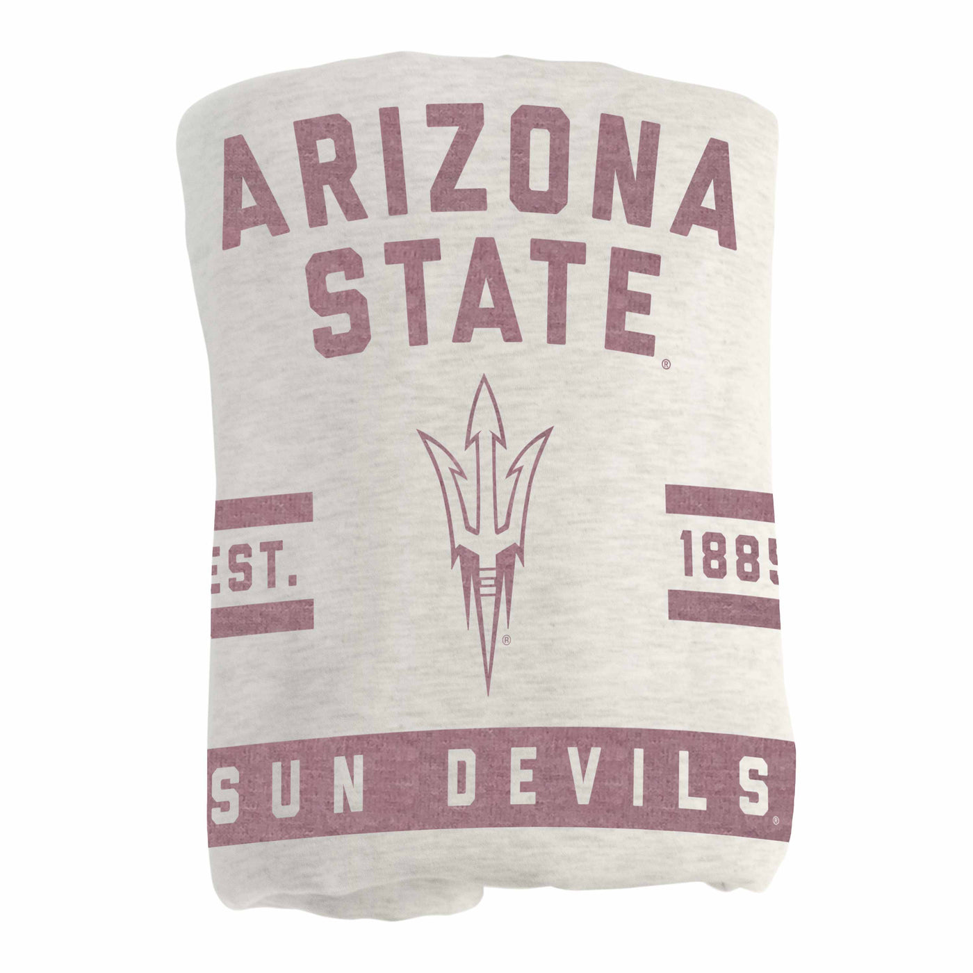 Arizona State Oatmeal Sweatshirt Blanket