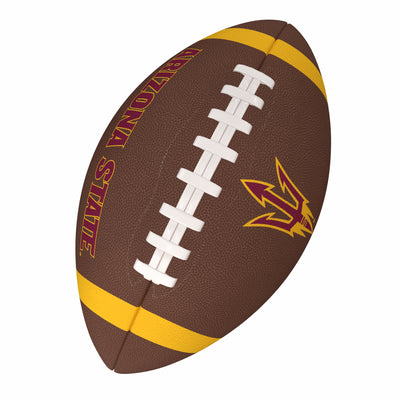Arizona State Team Stripe Official-Size Composite Football