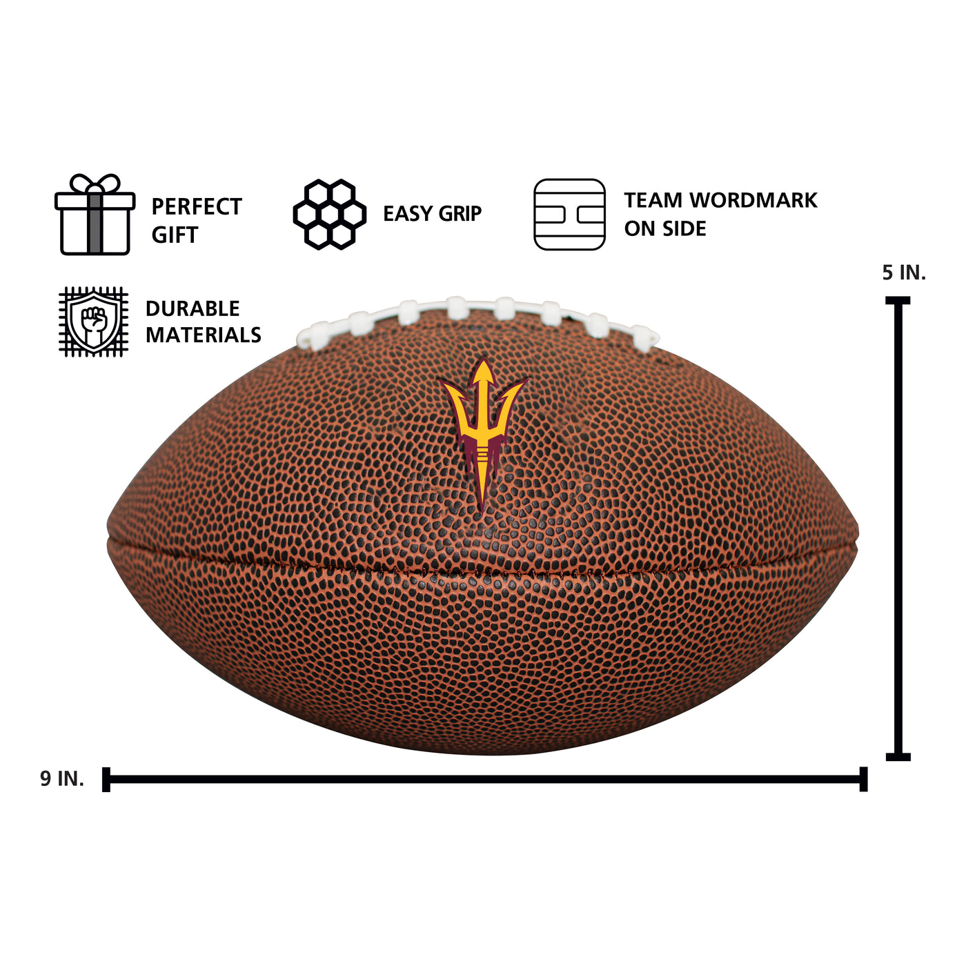 AZ State Mini Size Composite Football
