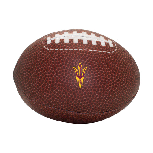 Recreation AZ State Micro Soft Football by Logo Brands featuring the Arizona State University logo and team colors.
