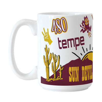 Arizona State 15oz Native Sublimated Mug