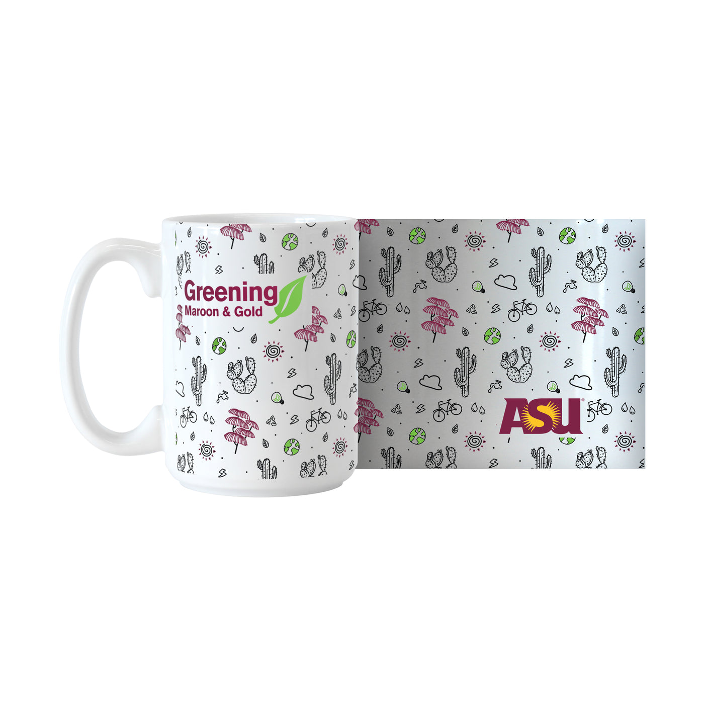 Arizona State Indu Earth Day 15oz Sublimated Mug