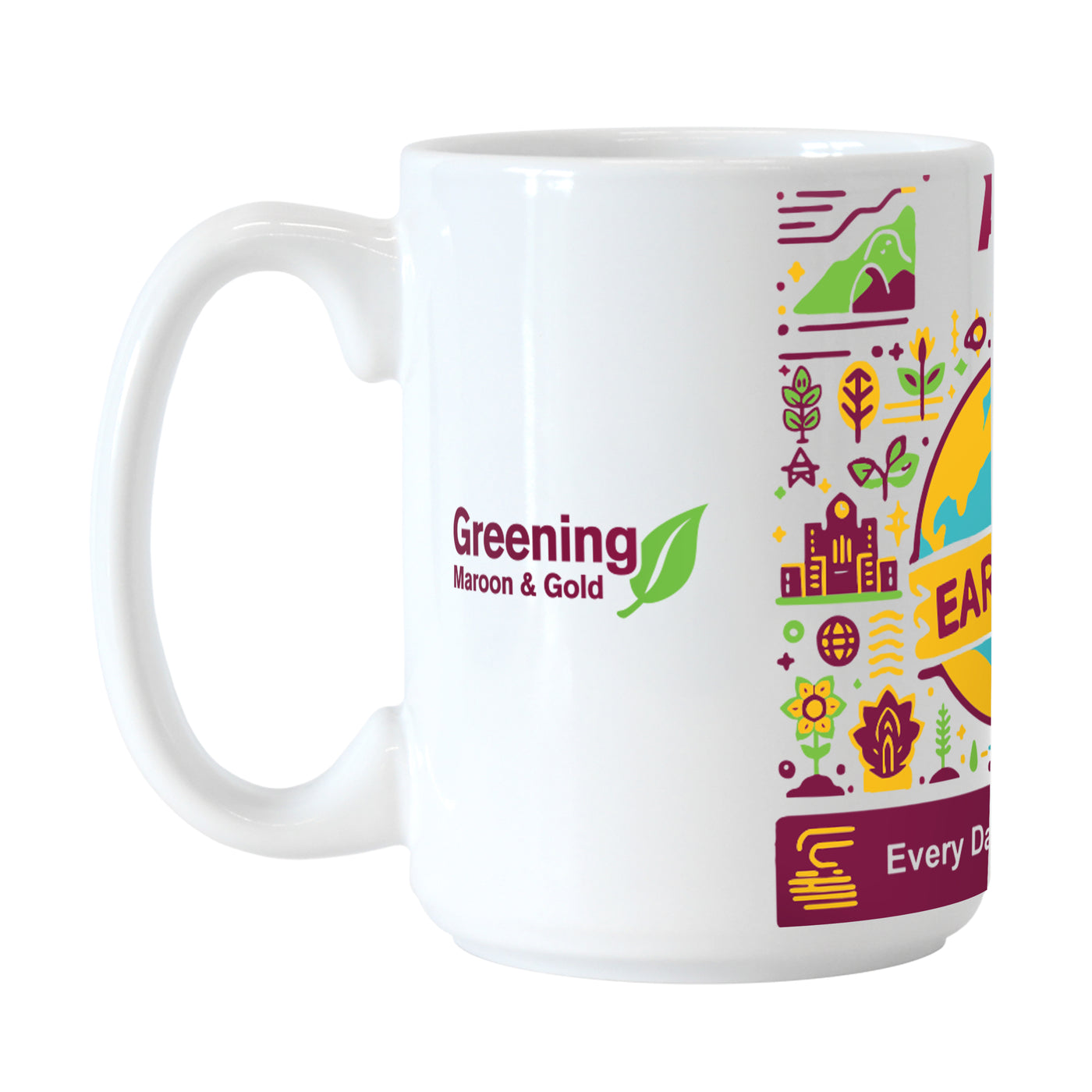 Arizona State Leo Earth Day 15oz Sublimated Mug