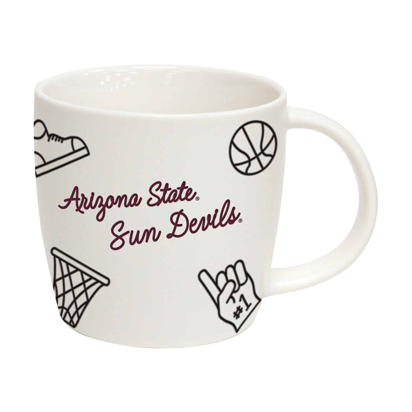 AZ State Basketball 18oz Playmaker Mug
