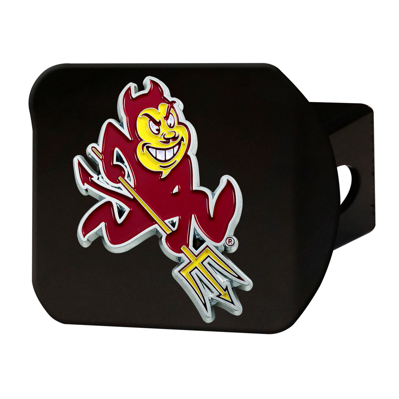 Arizona State University Color on Black Hitch Cover