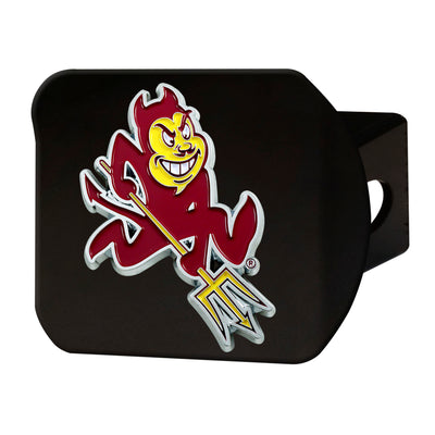 Arizona State University Color on Black Hitch Cover