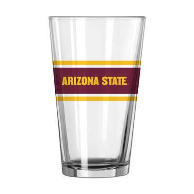 Arizona State 16oz Stripe Pint Glass