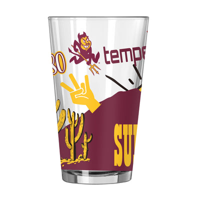 Arizona State 16oz Native Pint Glass